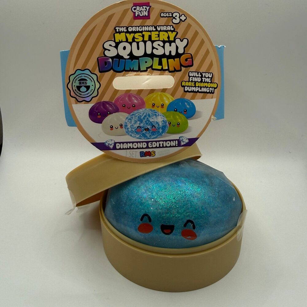 RMS - Original Viral Mystery Squishy Dumpling: *Confirmed Rare* Diamond Edition